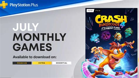 july ps plus games 2022|PlayStation Plus Monthly Games for July: Crash Bandicoot 4: It’s About.